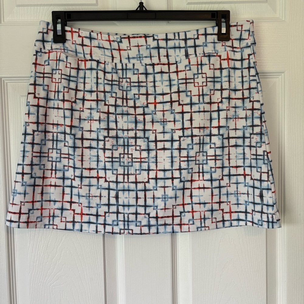 PGA Tour Skort Women’s Size XL Geometric Print Athletic Tennis Pickleball Shorts